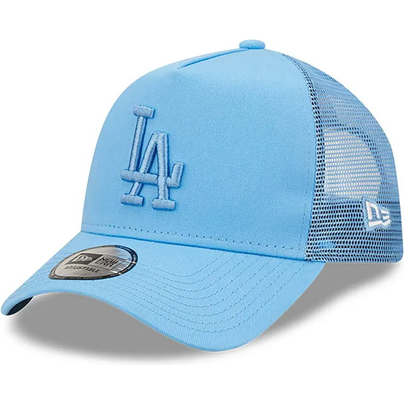 siltovka-zaoblena-modra-snapback-a-frame-tonal-mesh-los-angeles-dodgers-mlb-new-era