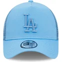 siltovka-zaoblena-modra-snapback-a-frame-tonal-mesh-los-angeles-dodgers-mlb-new-era