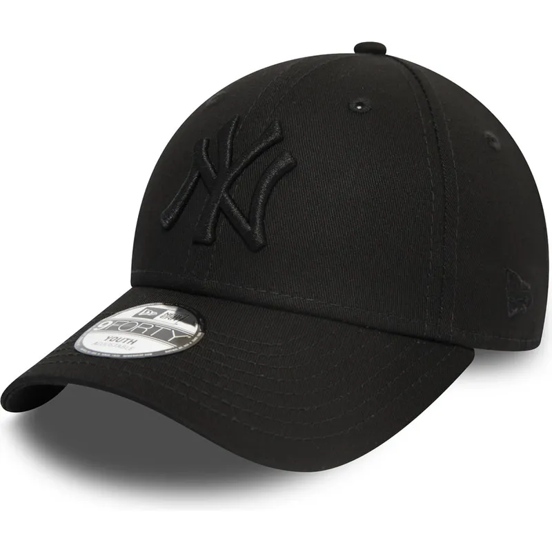 siltovky-zaoblena-cierna-nastavitelny-pasik-pre-deti-9forty-league-essential-new-york-yankees-mlb-new-era