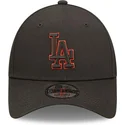 siltovka-zaoblena-cierna-nastavitelny-9forty-team-outline-los-angeles-dodgers-mlb-new-era