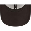 new-era-curved-brim-9forty-league-essential-new-york-yankees-mlb-black-adjustable-cap-with-beige-logo
