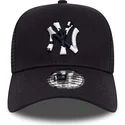 siltovka-zaoblena-tmavomodra-snapback-a-frame-team-camo-infill-new-york-yankees-mlb-new-era