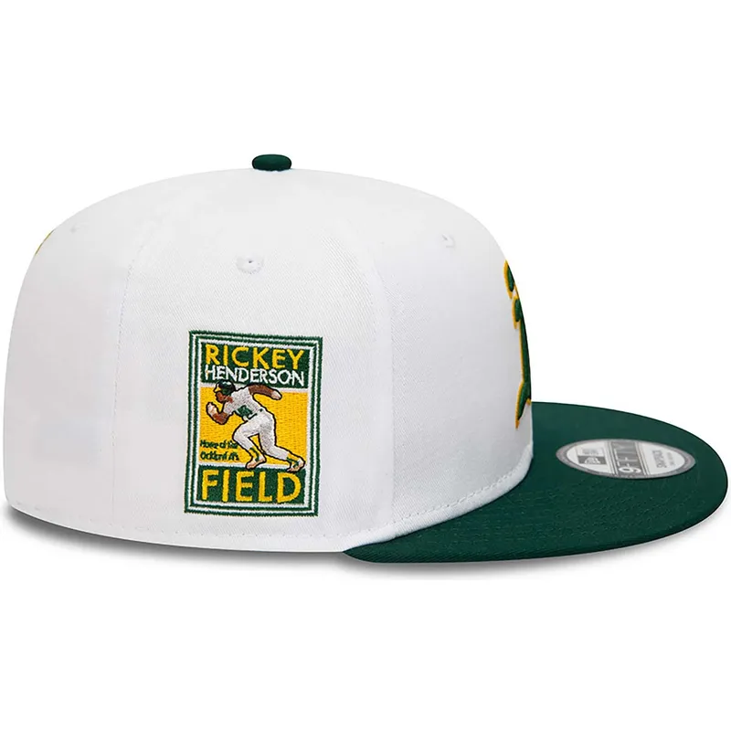 siltovka-rovna-biely-snapback-rickey-henderson-9fifty-crown-patches-oakland-athletics-mlb-new-era siltovka-rovna-biely-snapback-rickey-henderson-9fifty-crown-patches-oakland-athletics-mlb-new-era
