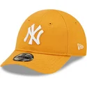 siltovka-zaoblena-oranzova-nastavitelny-pre-deti-9forty-league-essential-new-york-yankees-mlb-new-era