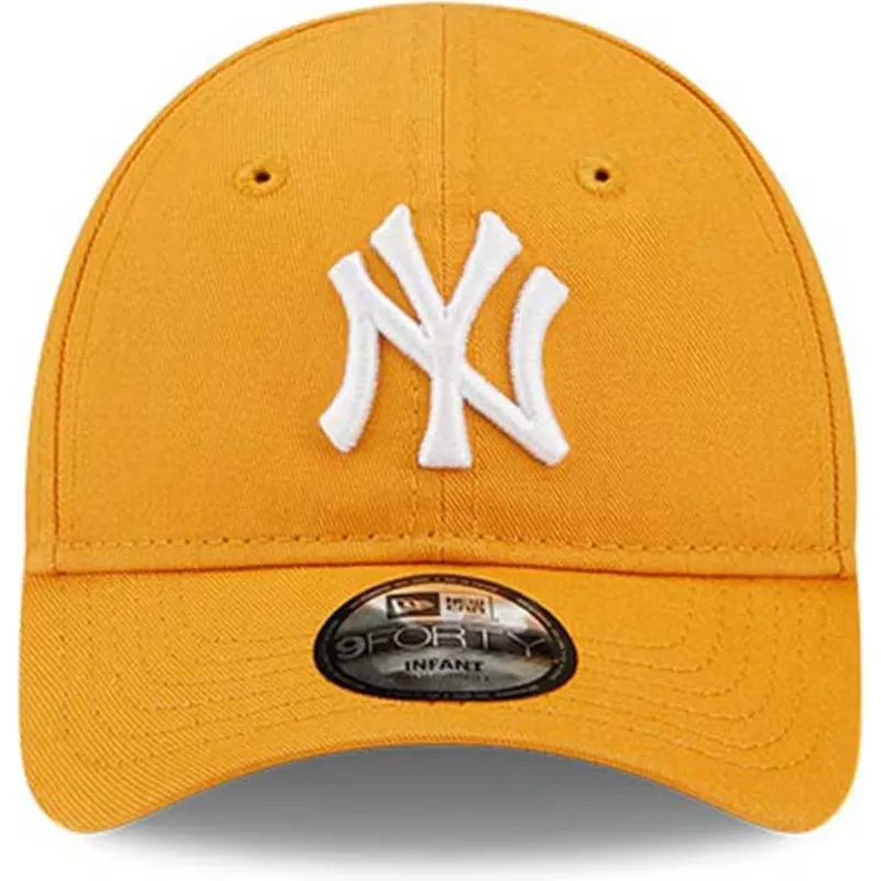 siltovka-zaoblena-oranzova-nastavitelny-pre-deti-9forty-league-essential-new-york-yankees-mlb-new-era