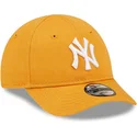 siltovka-zaoblena-oranzova-nastavitelny-pre-deti-9forty-league-essential-new-york-yankees-mlb-new-era