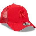 new-era-red-logo-a-frame-tonal-mesh-new-york-yankees-mlb-red-trucker-hat