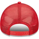 rote-trucker-kappe-mit-rotem-logo-a-frame-tonal-mesh-der-new-york-yankees-mlb-von-new-era