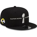 siltovka-rovna-cierna-snapback-9fifty-parade-super-bowl-champions-lvi-2022-los-angeles-rams-nfl-new-era