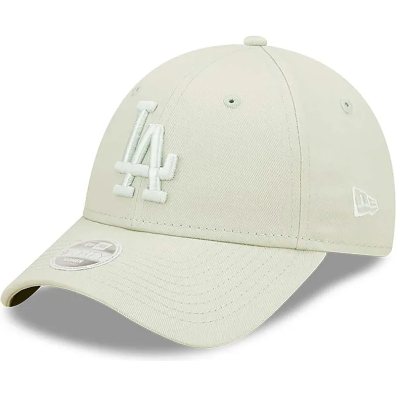 siltovky-zaoblena-zelena-nastavitelny-pasik-9forty-league-essential-los-angeles-dodgers-mlb-new-era