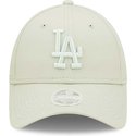 new-era-curved-brim-women-light-green-logo-9forty-league-essential-los-angeles-dodgers-mlb-light-green-adjustable-cap