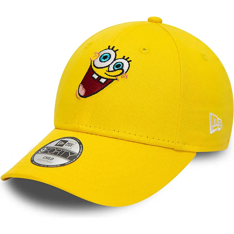 siltovka-zaoblena-zlta-nastavitelny-pre-deti-9forty-spongebob-new-era