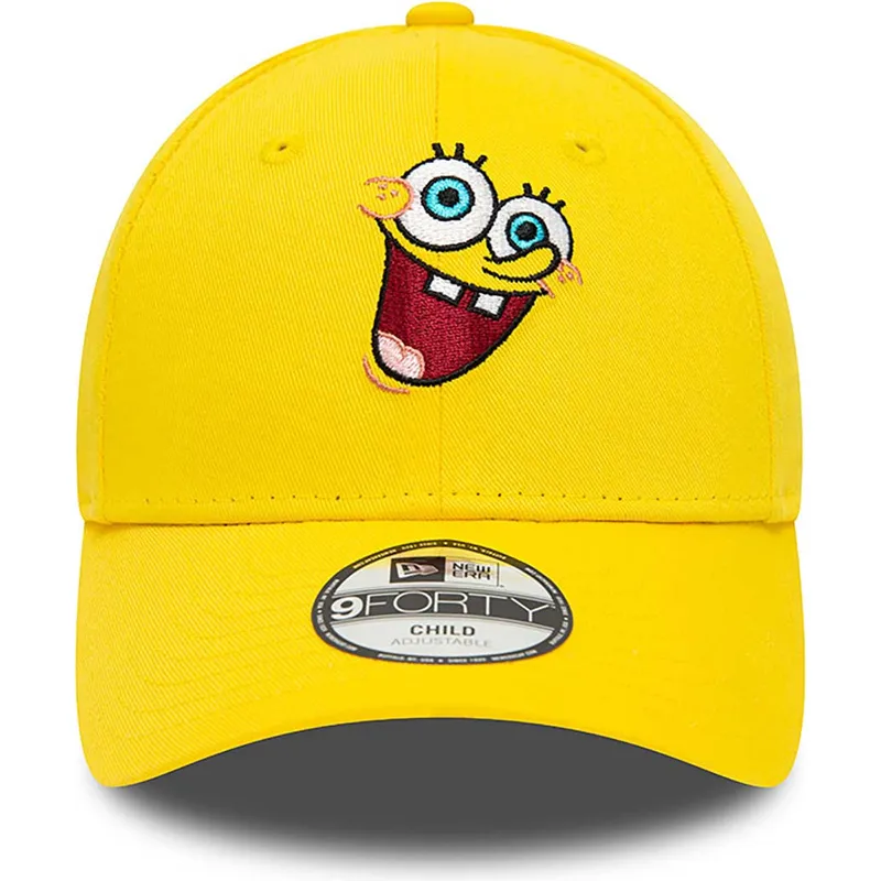 siltovka-zaoblena-zlta-nastavitelny-pre-deti-9forty-spongebob-new-era
