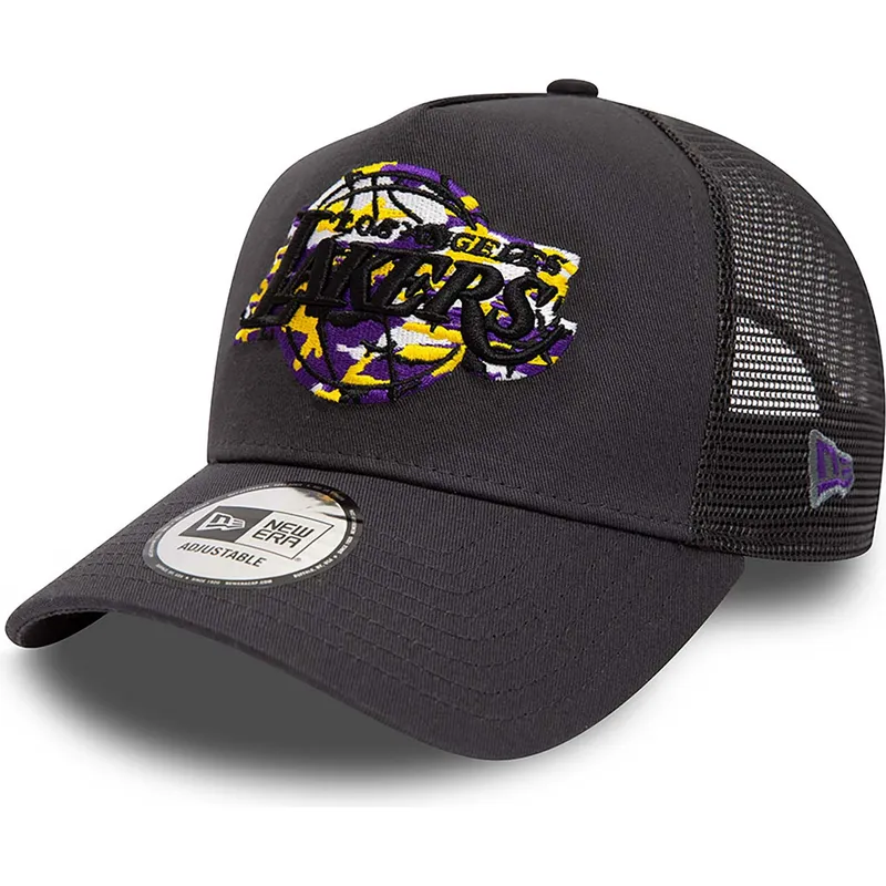 cap-zaoblena-gray-snapback-a-frame-team-camo-infill-los-angeles-lakers-nba-new-era