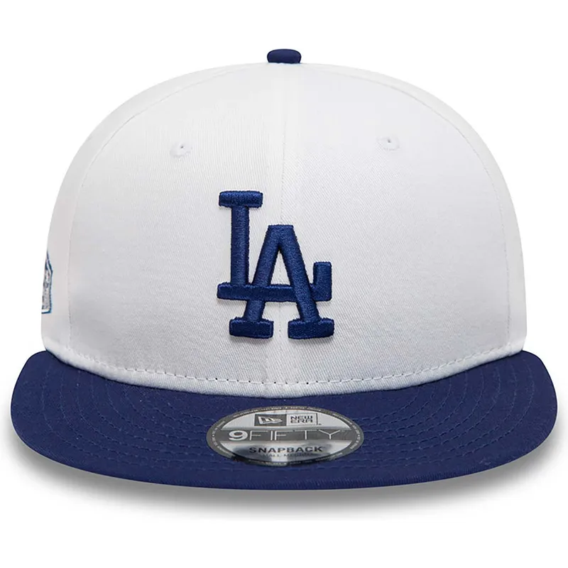 siltovka-rovna-biely-snapback-9fifty-crown-patches-los-angeles-dodgers-mlb-new-era
