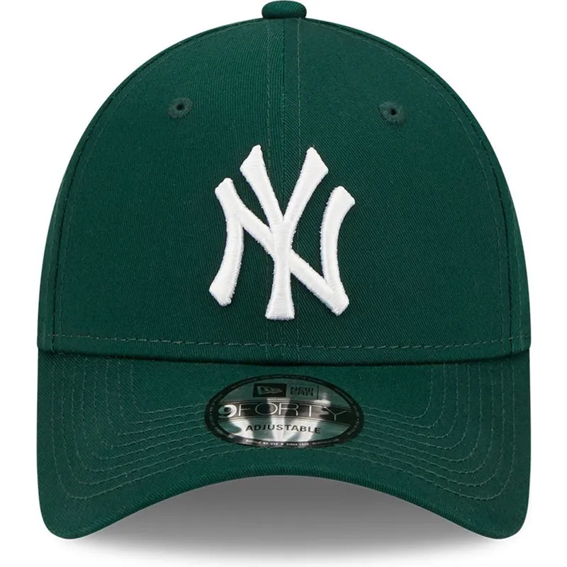 siltovky-zaoblena-zelena-nastavitelny-pasik-9forty-league-essential-new-york-yankees-mlb-new-era