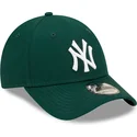 siltovky-zaoblena-zelena-nastavitelny-pasik-9forty-league-essential-new-york-yankees-mlb-new-era