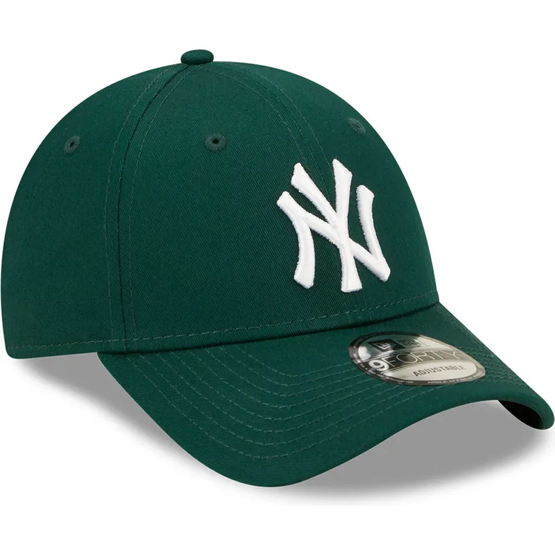 siltovky-zaoblena-zelena-nastavitelny-pasik-9forty-league-essential-new-york-yankees-mlb-new-era