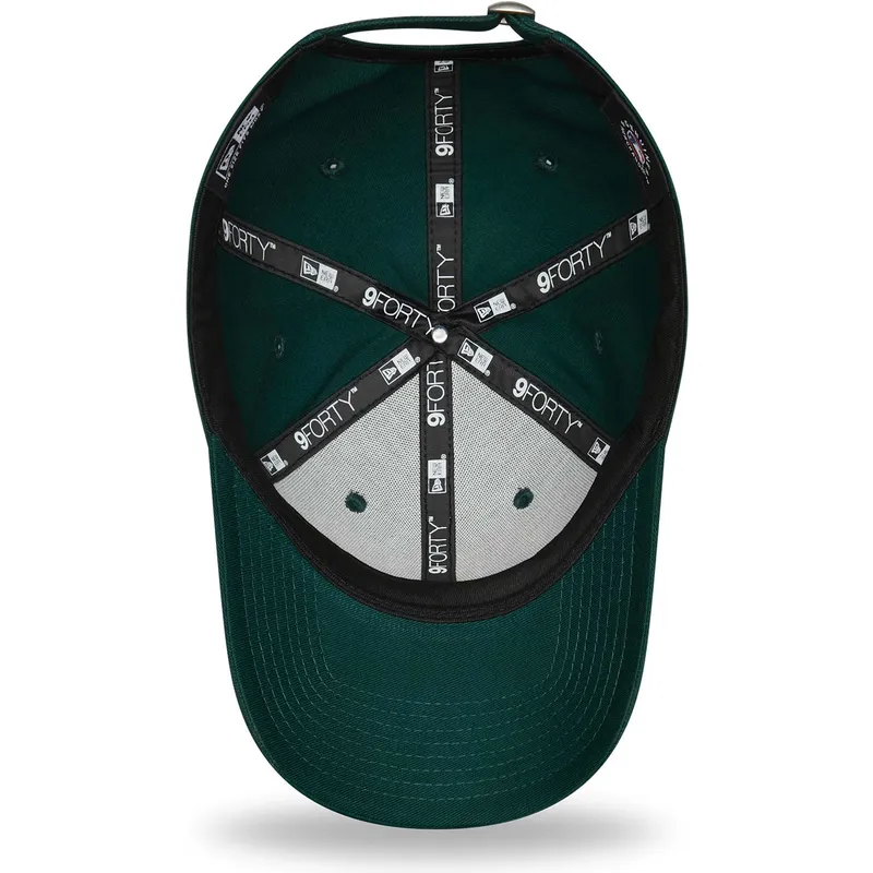 siltovky-zaoblena-zelena-nastavitelny-pasik-9forty-league-essential-new-york-yankees-mlb-new-era