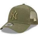 siltovka-zaoblena-zelena-snapback-a-frame-tonal-mesh-new-york-yankees-mlb-new-era