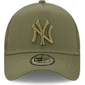 siltovka-zaoblena-zelena-snapback-a-frame-tonal-mesh-new-york-yankees-mlb-new-era