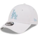 siltovka-zaoblena-biely-nastavitelny-pre-deti-9forty-league-essential-los-angeles-dodgers-mlb-new-era