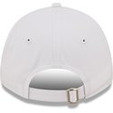 new-era-curved-brim-youth-blue-logo-9forty-league-essential-los-angeles-dodgers-mlb-white-adjustable-cap
