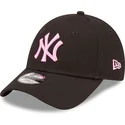 siltovka-zaoblena-cierna-nastavitelny-pre-deti-rosa-9forty-league-essential-new-york-yankees-mlb-new-era