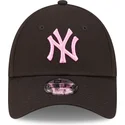 siltovka-zaoblena-cierna-nastavitelny-pre-deti-rosa-9forty-league-essential-new-york-yankees-mlb-new-era