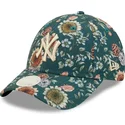 siltovka-zaoblena-zelena-nastavitelny-9forty-all-over-print-floral-new-york-yankees-mlb-new-era