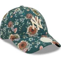 siltovka-zaoblena-zelena-nastavitelny-9forty-all-over-print-floral-new-york-yankees-mlb-new-era