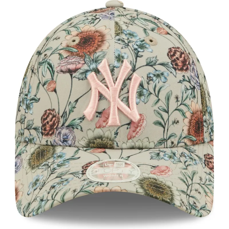 cap-zaoblena-beige-adjustable-strap-9forty-all-over-print-floral-new-york-yankees-mlb-new-era