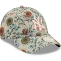 siltovky-zaoblena-bezova-nastavitelny-pasik-9forty-all-over-print-floral-new-york-yankees-mlb-new-era