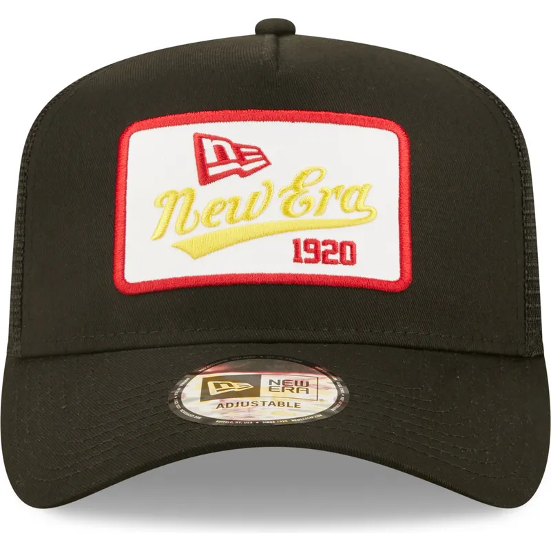 siltovka-zaoblena-cierna-snapback-1920-a-frame-state-patch-new-era