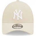 siltovka-zaoblena-bezova-nastavitelny-9forty-linen-new-york-yankees-mlb-new-era