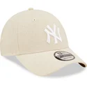 siltovka-zaoblena-bezova-nastavitelny-9forty-linen-new-york-yankees-mlb-new-era