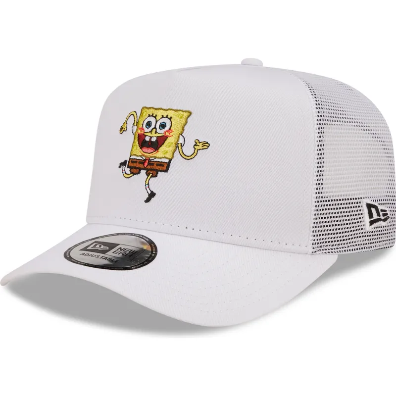 siltovka-zaoblena-biely-snapback-a-frame-spongebob-new-era
