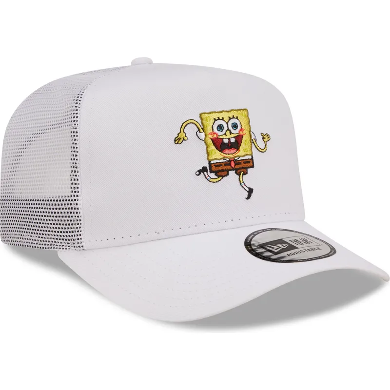 siltovka-zaoblena-biely-snapback-a-frame-spongebob-new-era