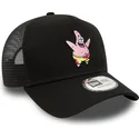 siltovka-zaoblena-cierna-snapback-a-frame-spongebob-a-patrick-hviezda-new-era