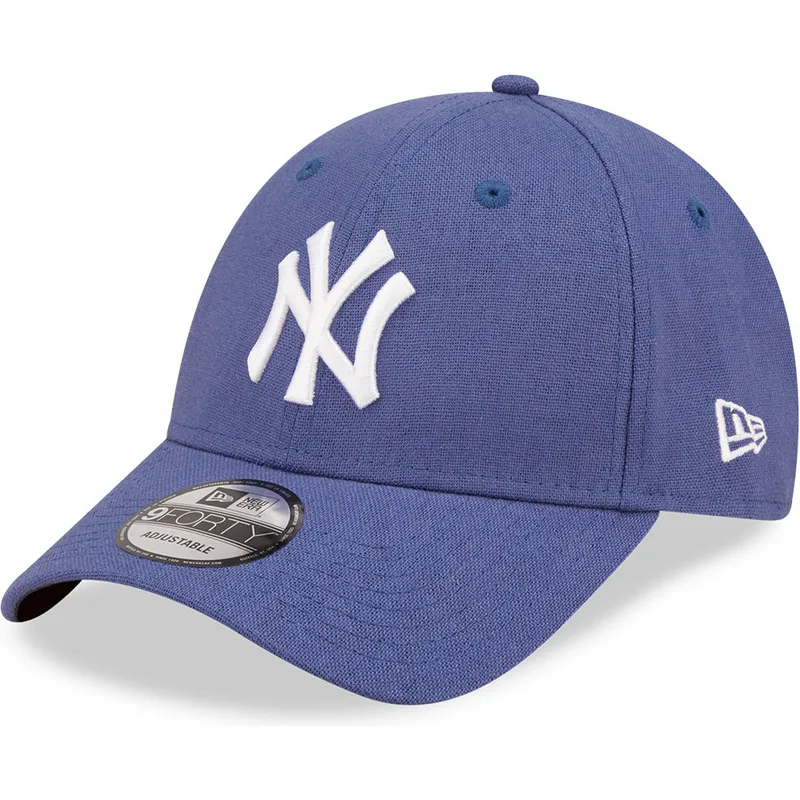 siltovky-zaoblena-modra-nastavitelny-pasik-9forty-linen-new-york-yankees-mlb-new-era