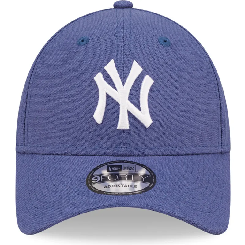 siltovky-zaoblena-modra-nastavitelny-pasik-9forty-linen-new-york-yankees-mlb-new-era