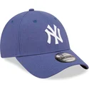 siltovky-zaoblena-modra-nastavitelny-pasik-9forty-linen-new-york-yankees-mlb-new-era