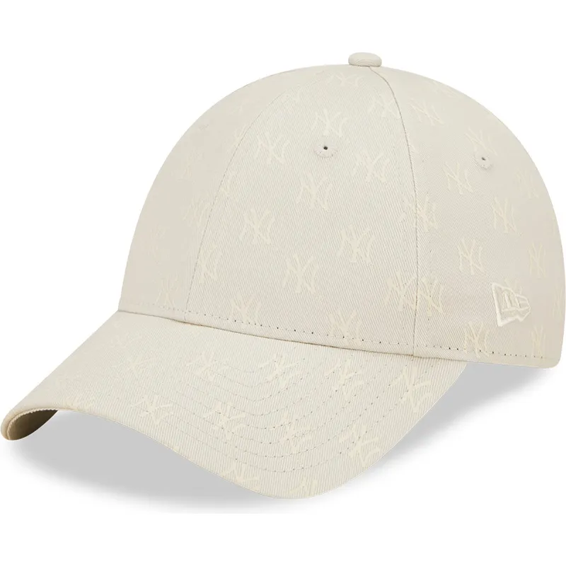 siltovka-zaoblena-bezova-nastavitelny-9forty-monogram-new-york-yankees-mlb-new-era