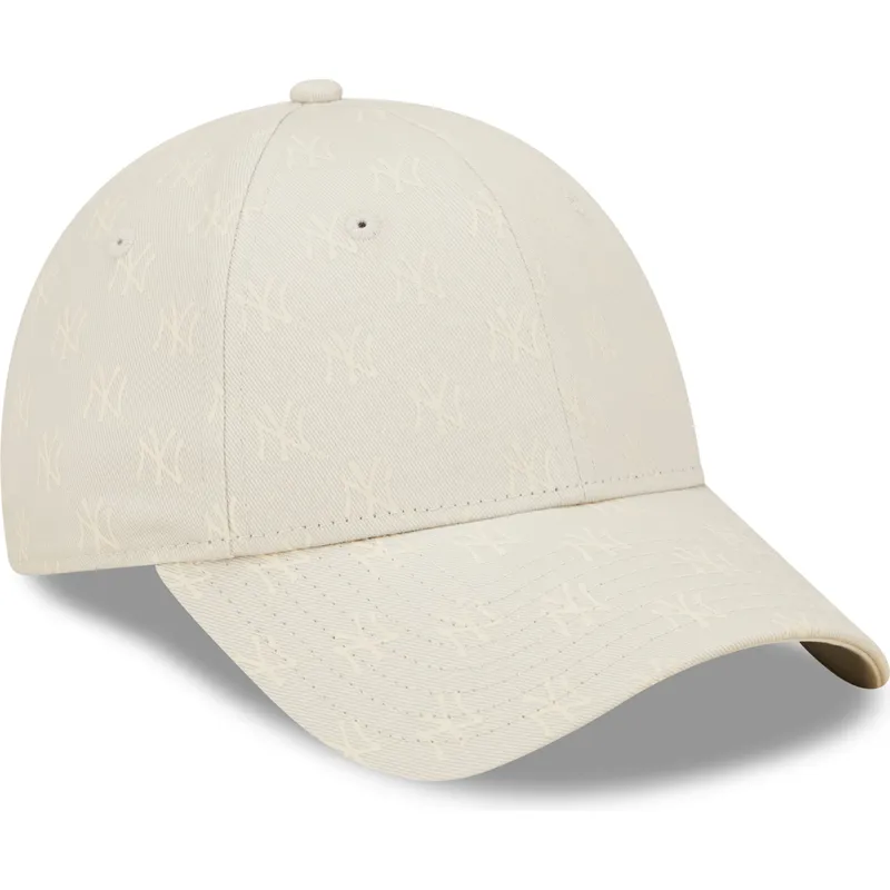 siltovka-zaoblena-bezova-nastavitelny-9forty-monogram-new-york-yankees-mlb-new-era