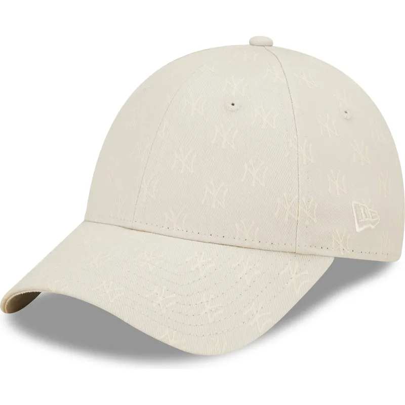 siltovka-zaoblena-bezova-nastavitelny-9forty-monogram-new-york-yankees-mlb-new-era