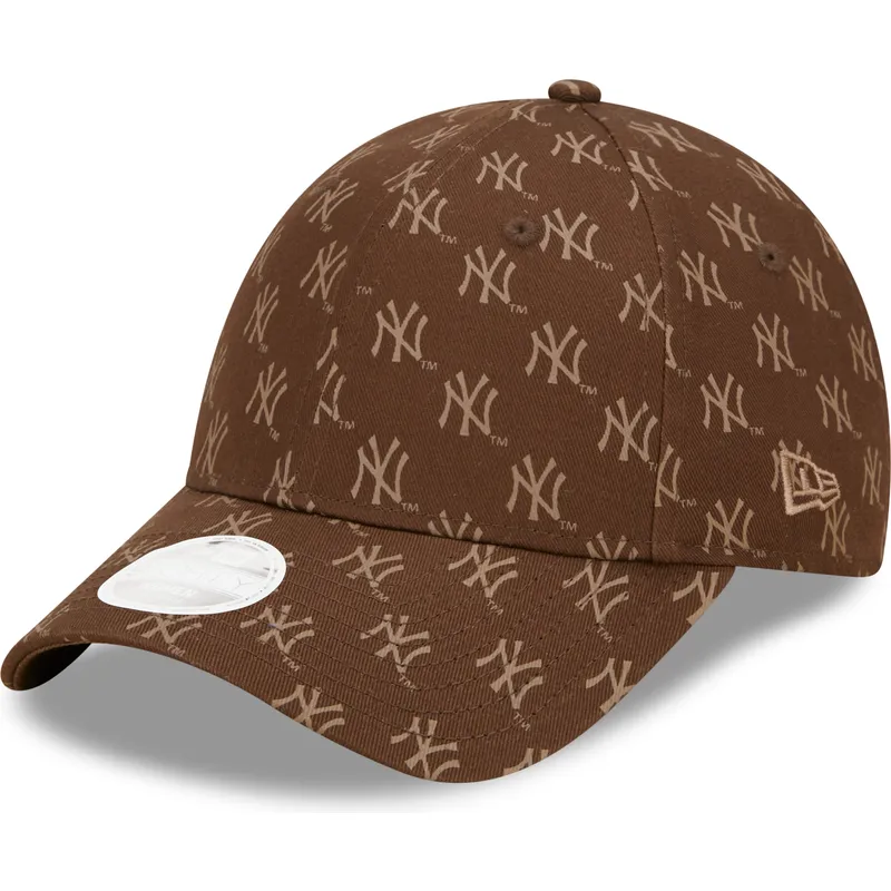 siltovka-zaoblena-hneda-nastavitelny-9forty-monogram-new-york-yankees-mlb-new-era