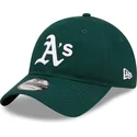 siltovka-zaoblena-zelena-nastavitelny-9twenty-league-essential-oakland-athletics-mlb-new-era
