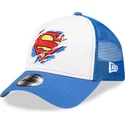 cap-zaoblena-blue-snapback-pre-deti-a-frame-superman-dc-comics-new-era