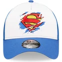 cap-zaoblena-blue-snapback-pre-deti-a-frame-superman-dc-comics-new-era