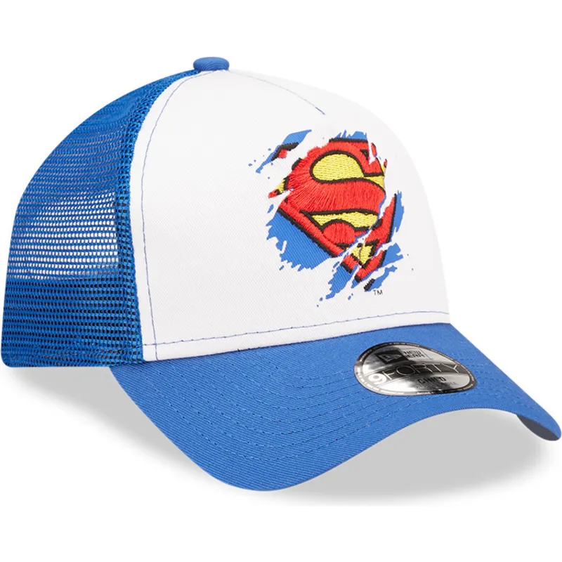 cap-zaoblena-blue-snapback-pre-deti-a-frame-superman-dc-comics-new-era